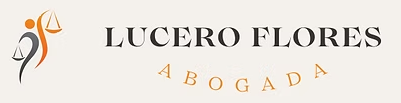Logotipo de abogada Lucero Flores